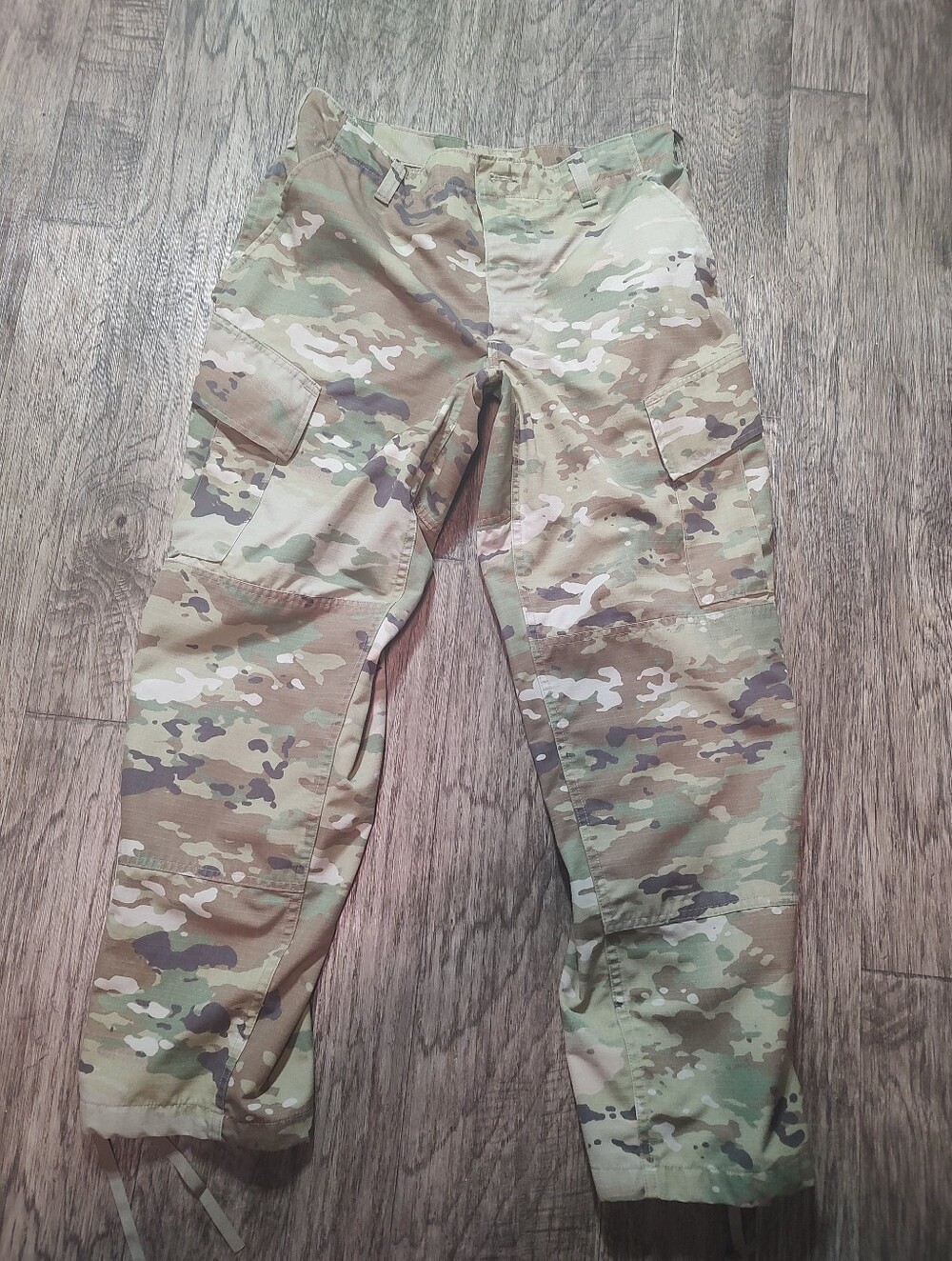 Army Combat Uniform Tactical Camouflage Cargo Pants - Multicam Medium Short